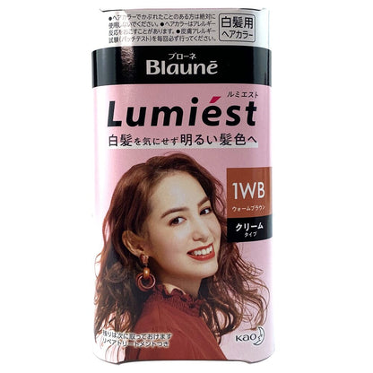 Kao Blaune Lumiest Creamy Foam Hair Color 1WB Warm Brown