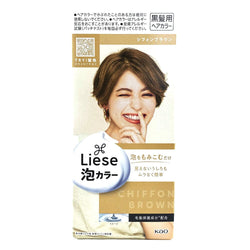 Kao Liese Bubble Hair Color Chiffon Brown