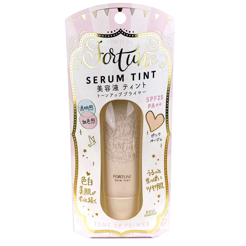 Kose Fortune Serum Tint Tone Up Primer SPF 25 PA++ Pink Beige