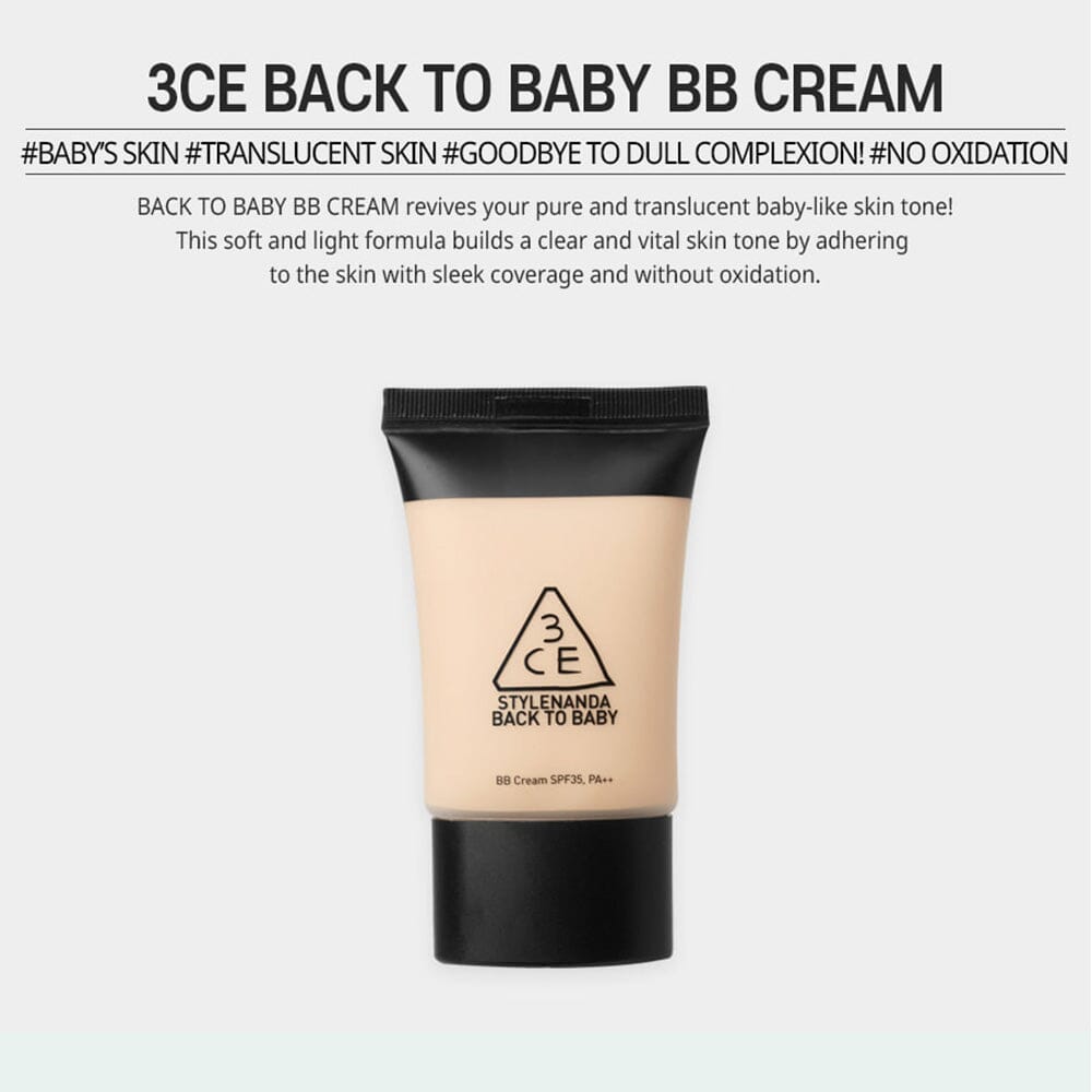 3CE Back To Baby BB Cream SPF 35 PA++