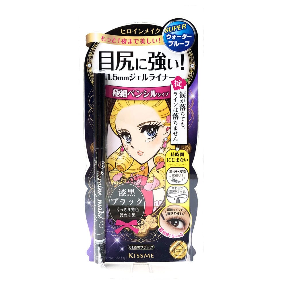 Isehan Kiss Me Heroine Make Long Stay Sharp Gel Eyeliner 01 Black