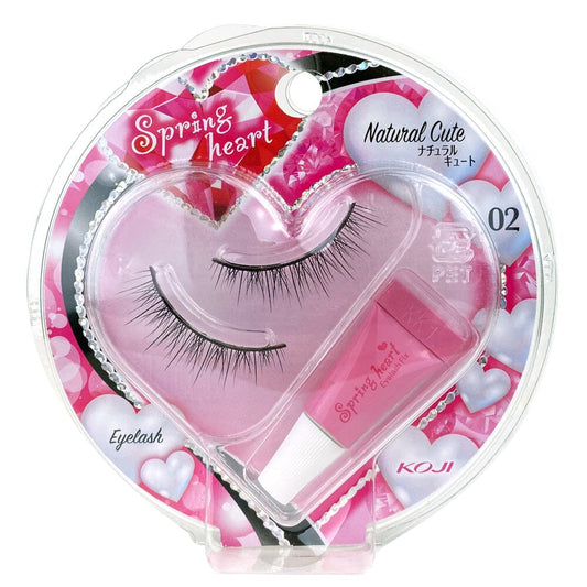 Koji Spring Heart Eyelash 02 Natural Cute