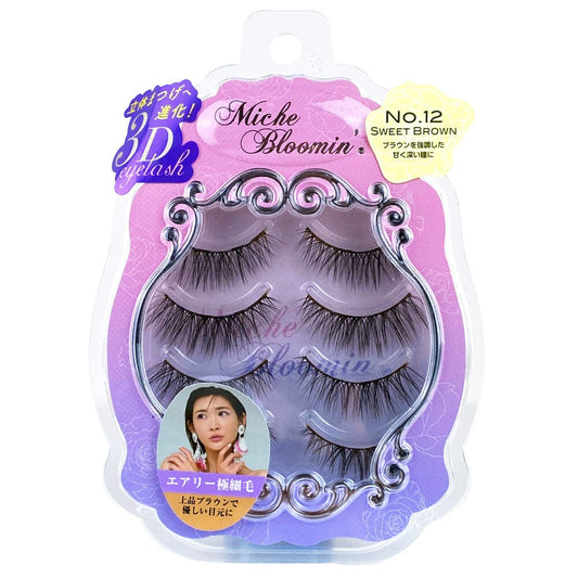 Miche Bloomin’ False Eyelashes Renewal 3D Eyelash 12 Sweet Brown