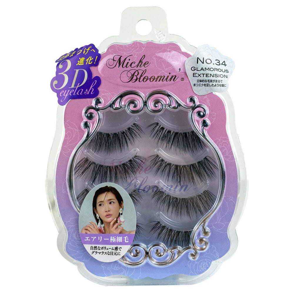 Miche Bloomin’ False Eyelashes Renewal 3D Eyelash 34 Glamorous Extention