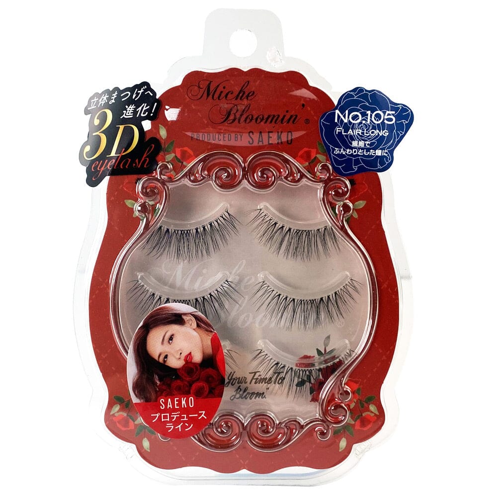 Miche Bloomin’ False Eyelashes Produced By Saeko Renewal 105 Flair Long