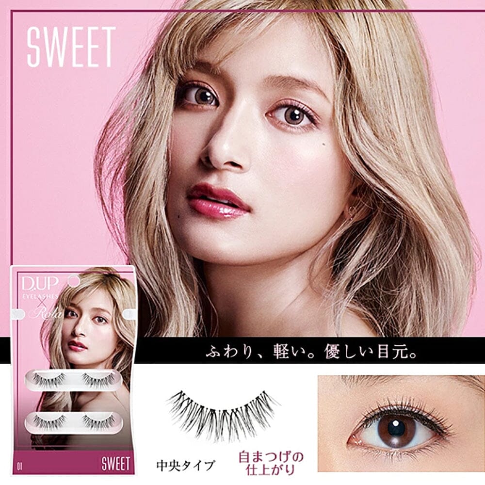 D-UP ROLA Collection Makeup False Eyelashes by ROLA Sato Eri 01 Sweet