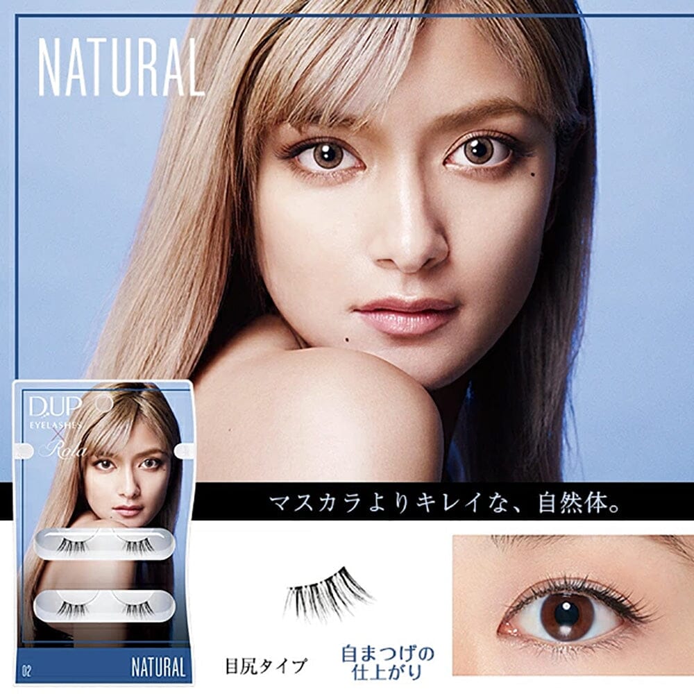 D-UP ROLA Collection Makeup False Eyelashes by ROLA Eri Sato 02 Natural