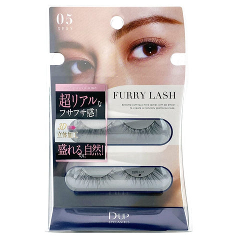 D-UP Japan Furry Lash Natural Volume False Eyelashes 05