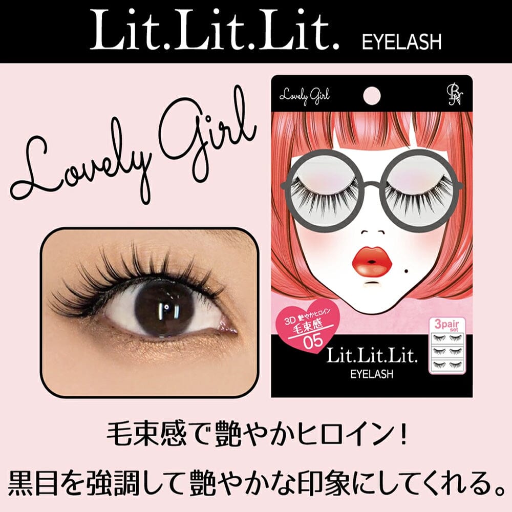 BN Lit.Lit.Lit. 3D False Eyelashes 05 Lovely Girl