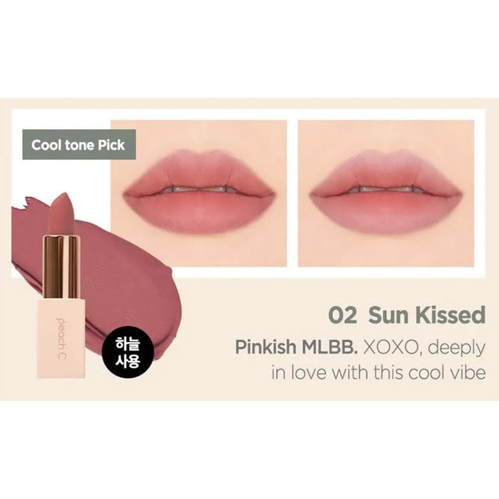 Peach C Four Season MLBB Lipstick 02 Sun Kissed