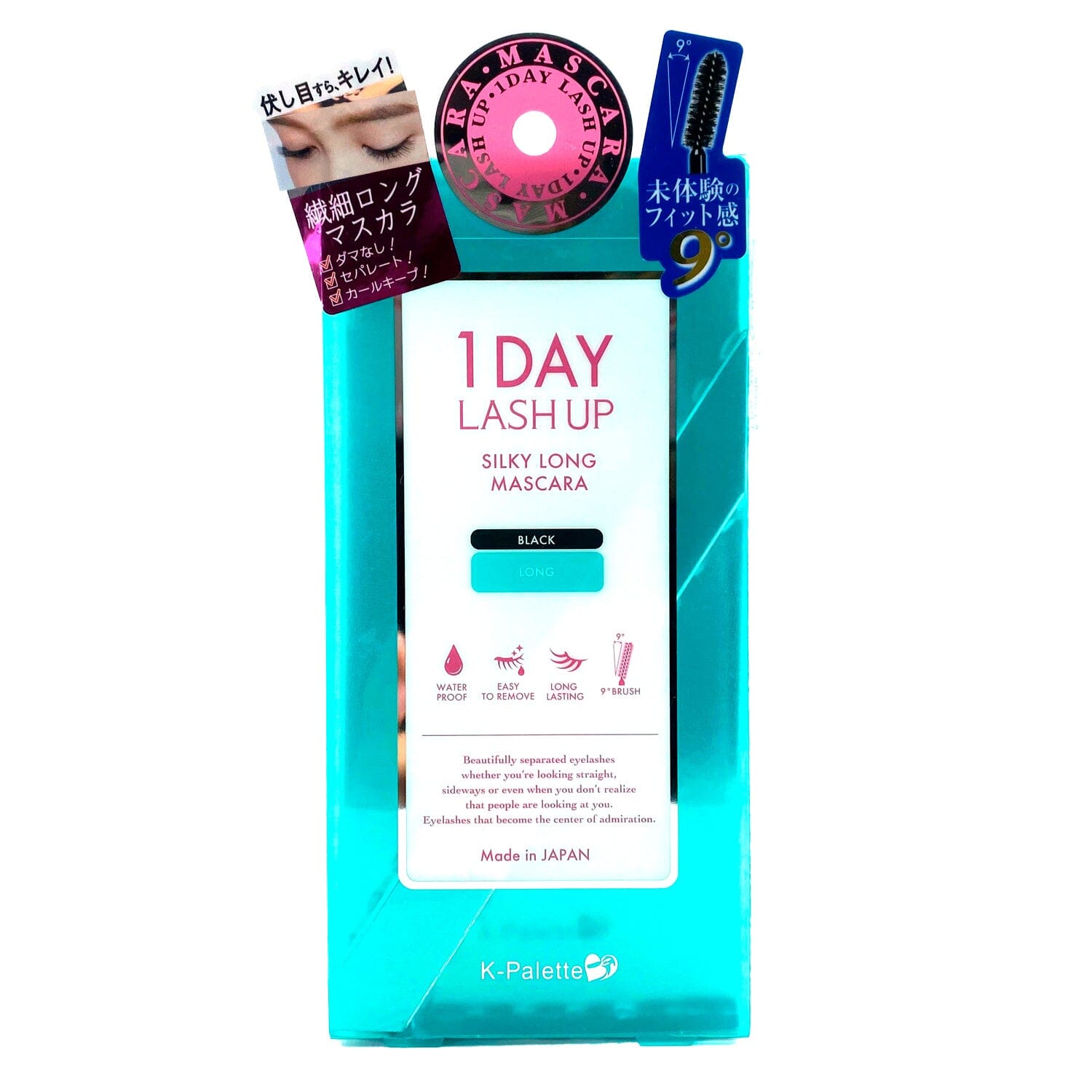 K-Palette 1 Day Lash Up Silky Long Mascara Black