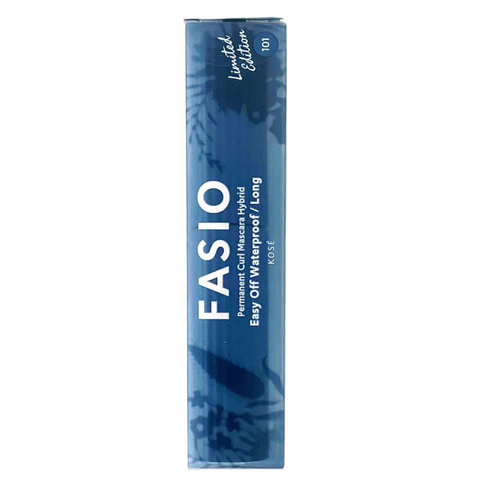 Kose Fasio Dry Flower Collection Permanent Curl Mascara Hybrid Long Waterproof 101 Dusty Blue