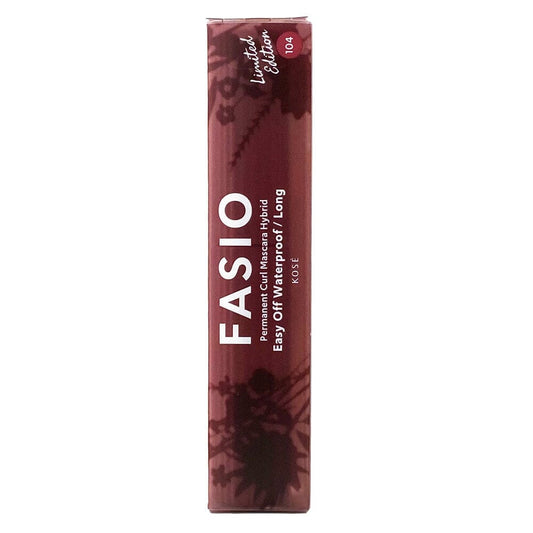 Kose Fasio Dry Flower Collection Permanent Curl Mascara Hybrid Long Waterproof 104 Bordeaux