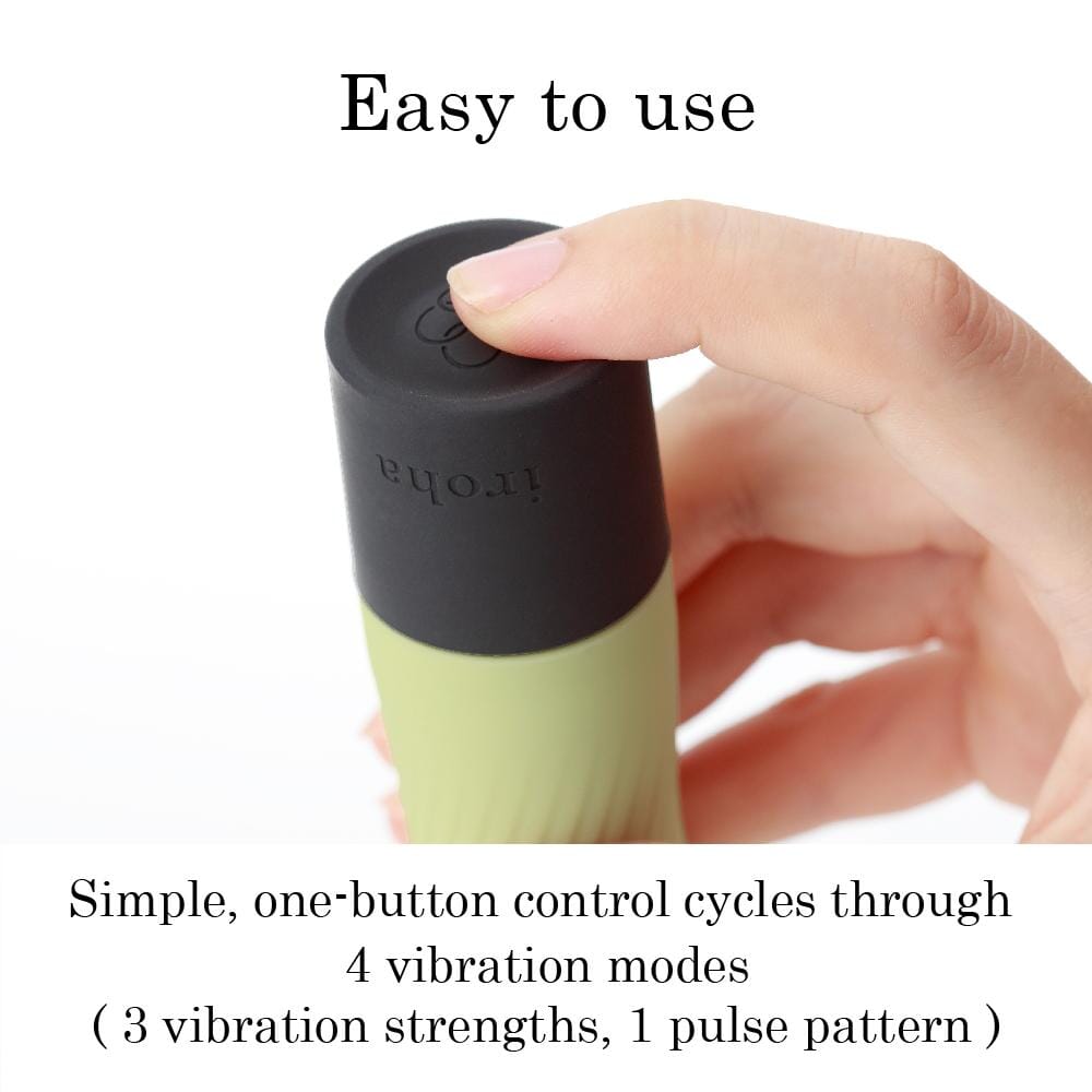 Tenga Iroha Zen Womens Waterproof Battery-Powered Personal Massage Vibrator HMZ-01
