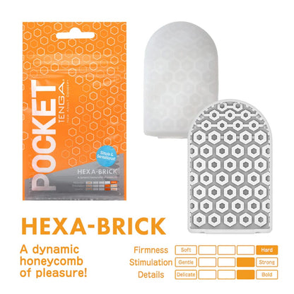 Tenga Pocket Tenga Disposable Male Masturbator Hexa-Block