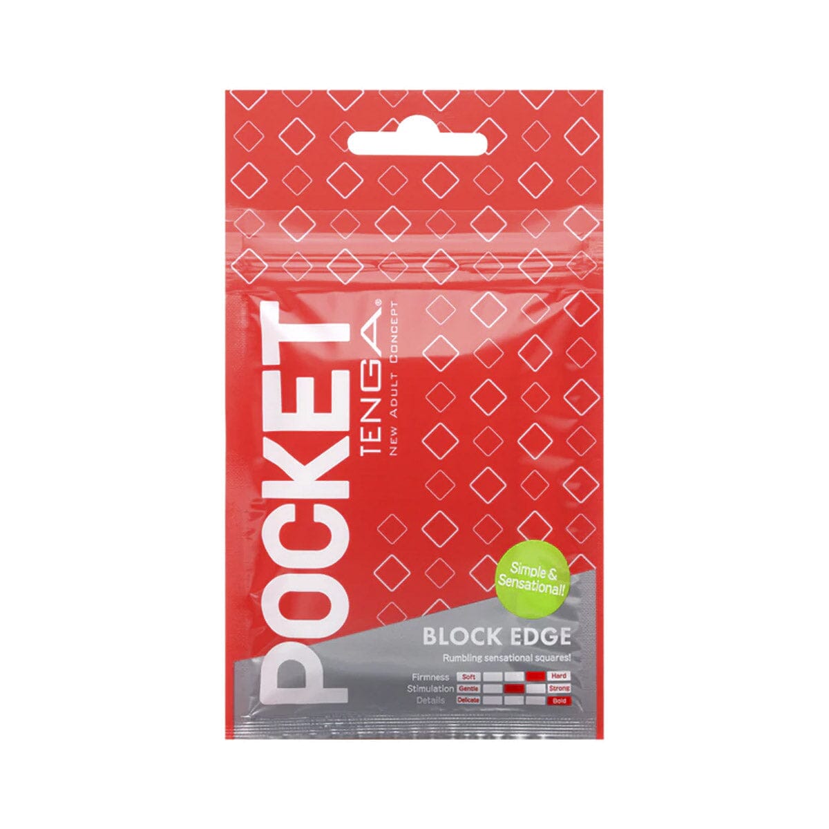 Tenga Pocket Tenga Disposable Male Masturbator Block Edge