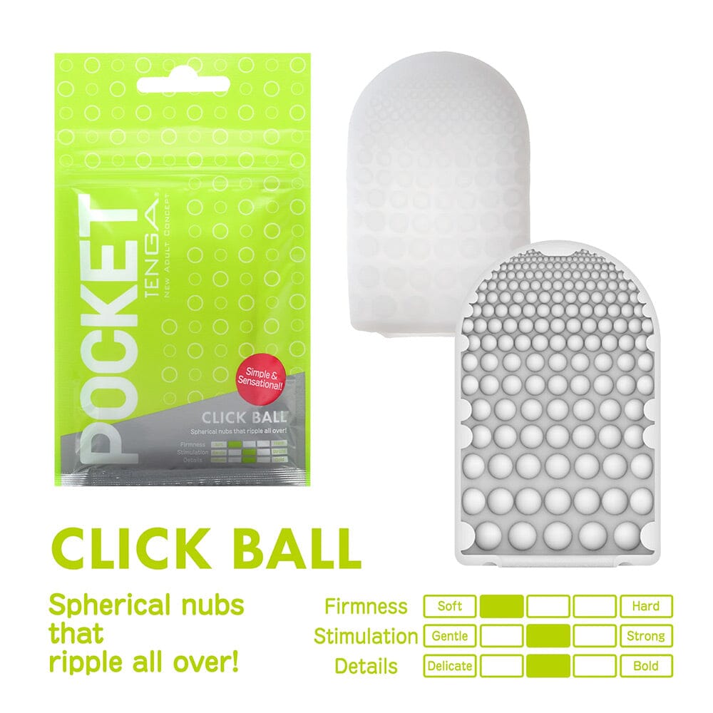Tenga Pocket Tenga Disposable Male Masturbator Click Ball