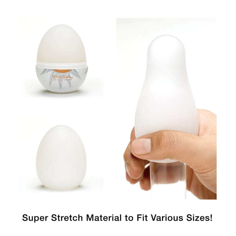 Tenga EGG Disposable Male Masturbator Shiny