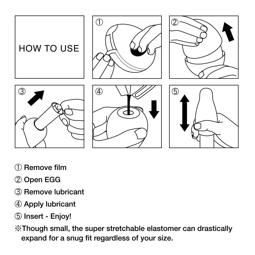 Tenga EGG Disposable Male Masturbator Wavy II