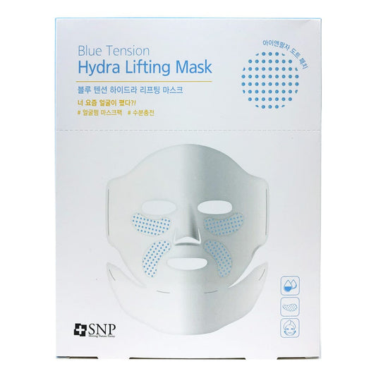 SNP Blue Tension Hydra Lifting Sheet Facial Mask, Moisturizing + Elastic Lifting - 5 Sets