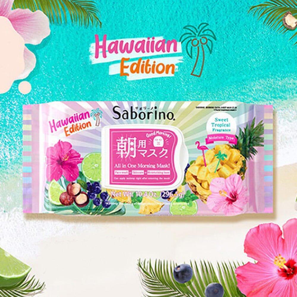 BCL Saborino Morning Care 3-in-1 Moisturizing Facial Mask (Hawaiian Edition) 28pcs