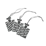 Carmate BLANG H1301 Hanging Monogram Car Air Freshner White Musk 3pcs